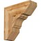Ekena Millwork Olympic Slat Rough Sawn Bracket, Western Red Cedar, 6"W x 18"D x 18"H BKT06X18X18OLY06RWR - alternate 1